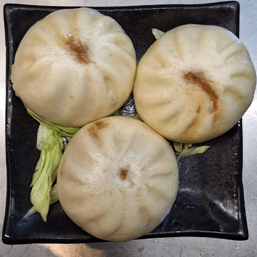 Steamed BBQ pork bao