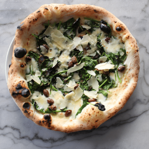 Pizza ortolana bianca