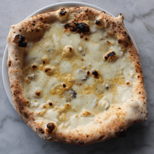 Pizza Quattro Formaggi Bianca