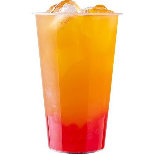 KOUD - Bubble Fruit Tea Mango met Strawberry Pop Ball (Incl. Heffing SUP)