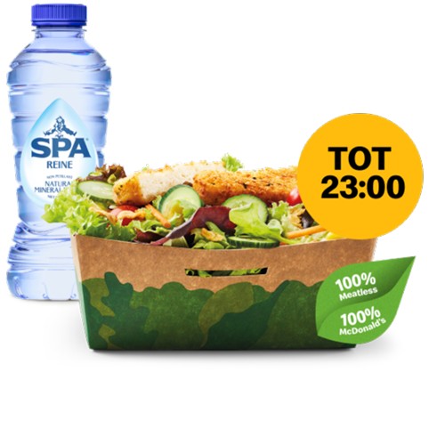 Veggie Chicken Salad Honey Mustard Voordeelmenu