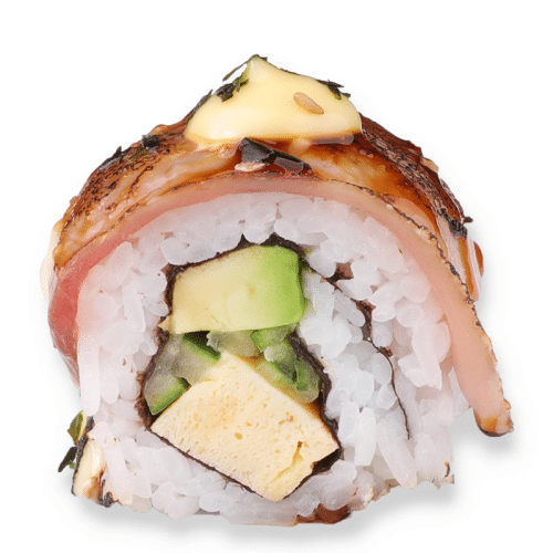 Flamed tuna roll