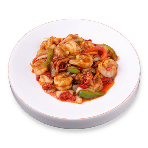 Szechuan garnalen
