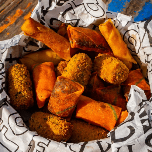 Borrelbox gemengd 100 stuks