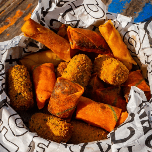 Borrelbox gemengd 50 stuks