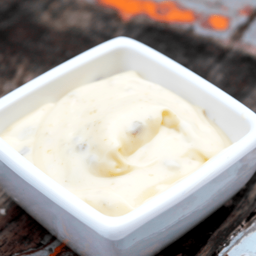 Huisgemaakte truffelmayonaise
