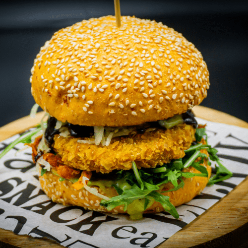 No Bird Was Hurt Burger (Vegan)