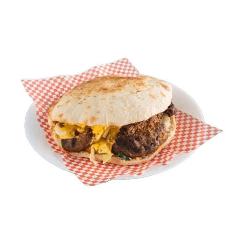 Broodje köfte met cheddar