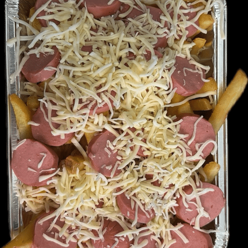 Loaded hotdog fries