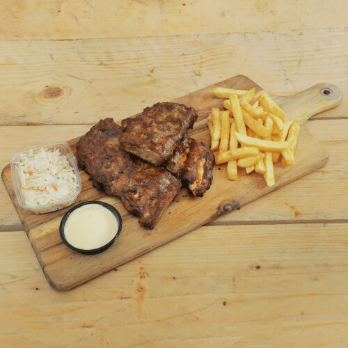Spareribs smokey BBQ