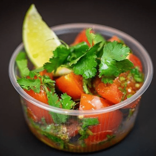 Spicy tomato salad