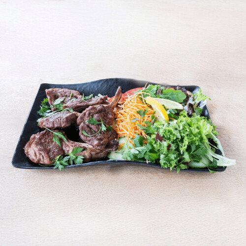 Lamskoteletten schotel