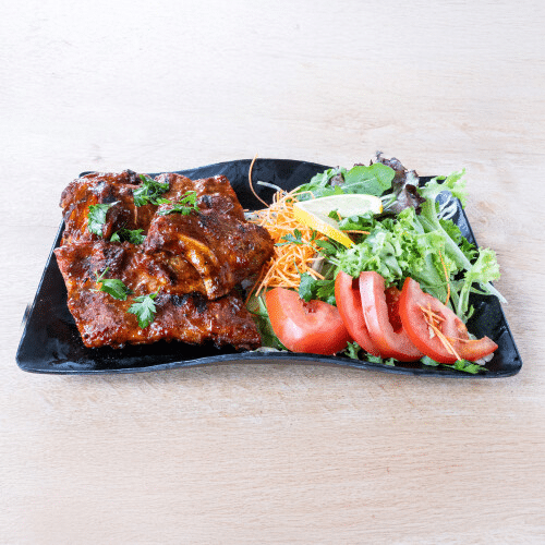 Spareribs naturel marinade schotel