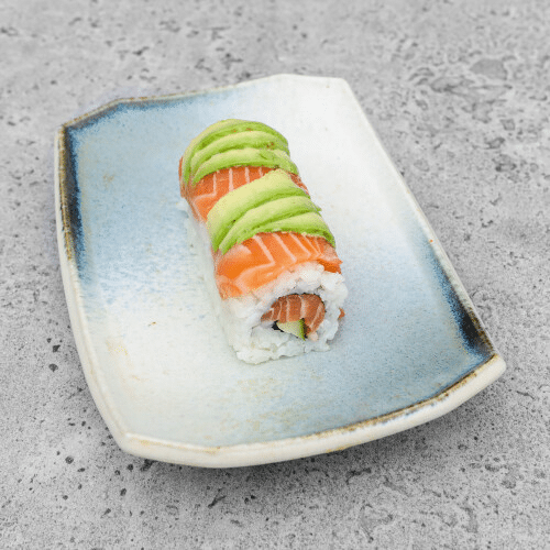 Salmon avocado special roll