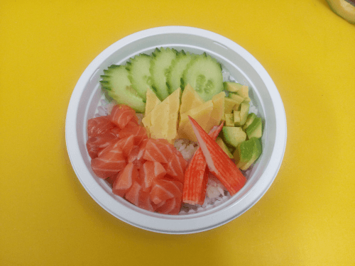 Poké bowl zalm