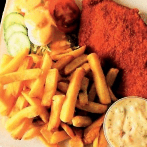 Schnitzel schotel