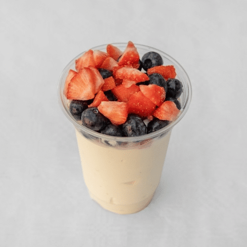 Yoghurt met vers fruit