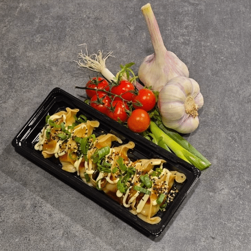 Kip dumplings gestoomd