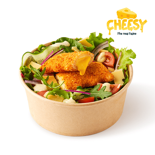 Cheesy spring salade