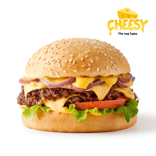 Double cheesy smashburger