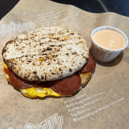 Pita Kaas en Salami