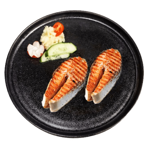 Gegrilde zalmmoot