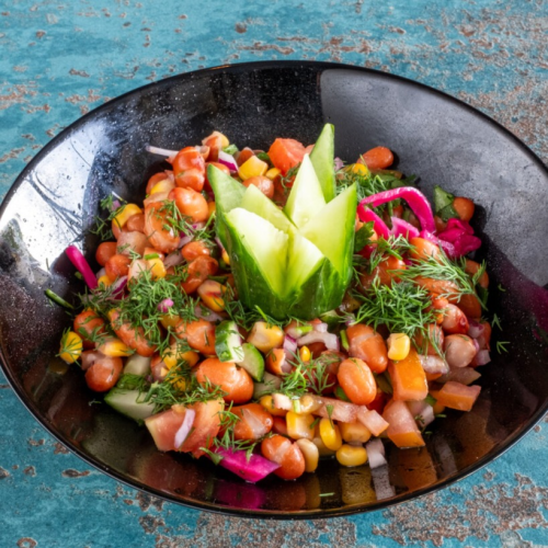 Barbunya salade