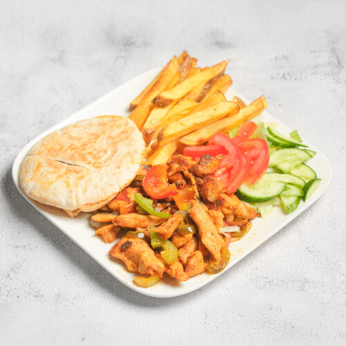 Schotel kipfilet gyros