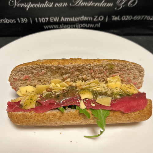 Luxe broodje carpaccio