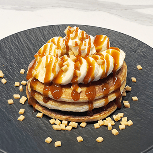 Caramel dipped banana