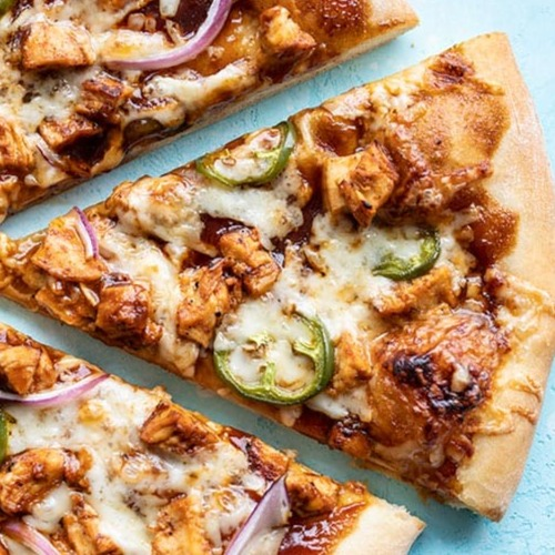 Pizza BBQ chicken