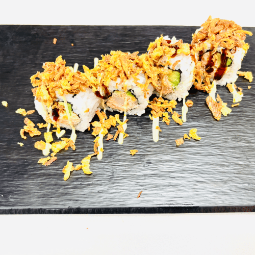 Gebakken zalm roll 8 stuks