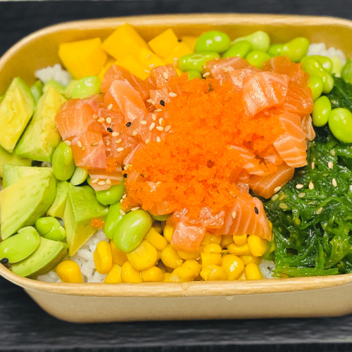 Poke bowl sake