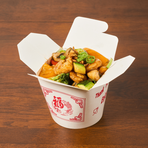 Wok garnalen oestersaus