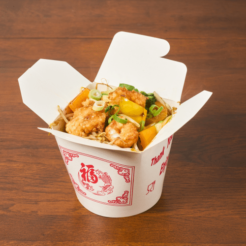Wok garnalen tjaptjoy