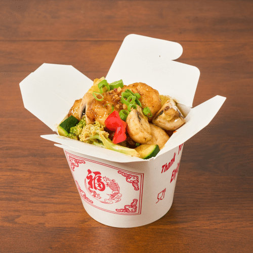 Wok garnalen