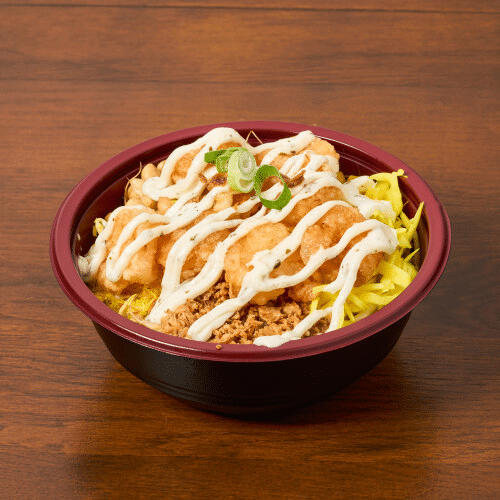 Hot bowl garnalen
