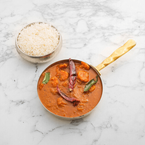 Prawn Gravy - Rice