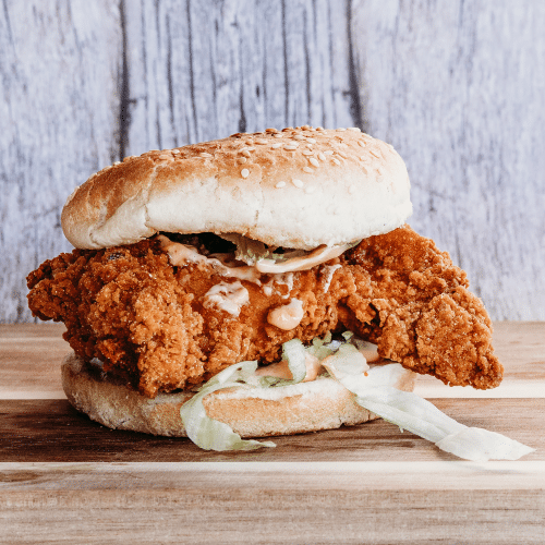Mexicaanse chicken burger