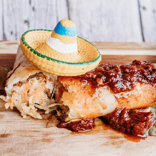 Mexicaanse chicken loempia