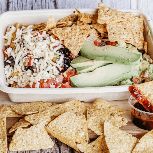 Nacho's pulled chicken