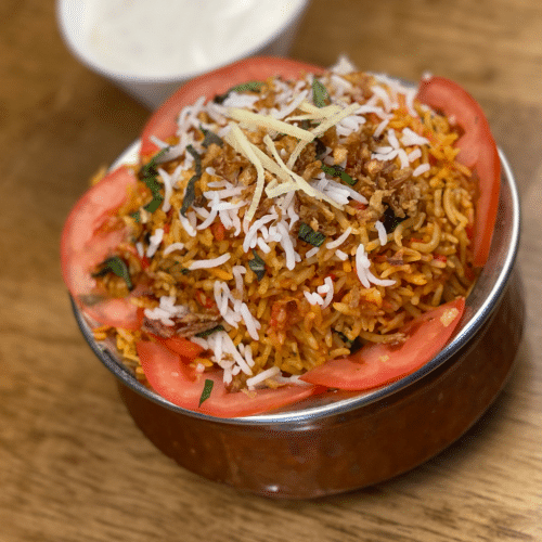 Chicken tikka biryani