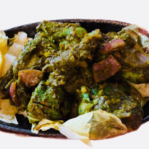 Knoflook munt tikka