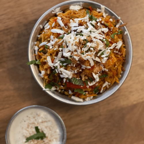 Paneer biryani