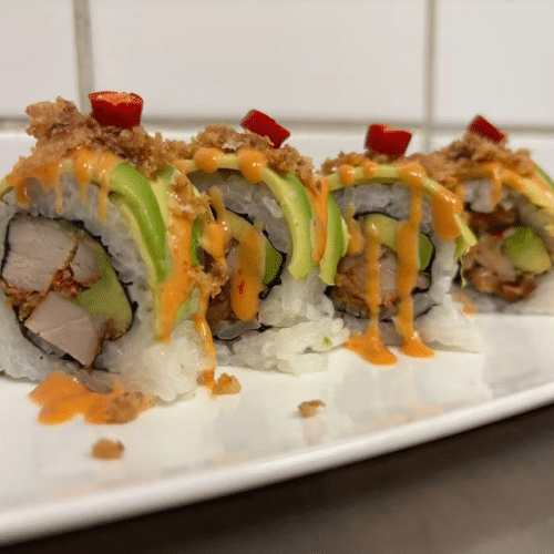 Chicken avocado roll