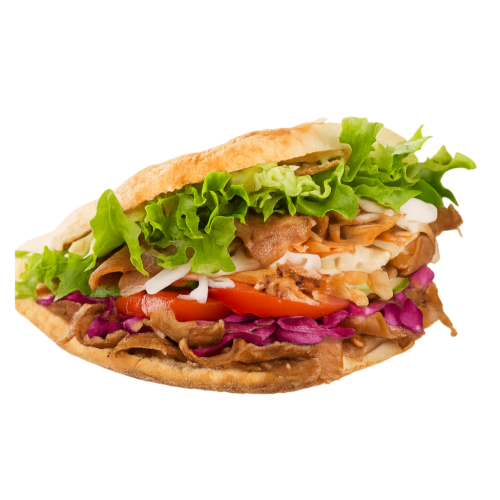 Broodje döner met kaas XL