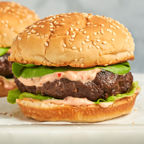 Dubbele kalfsburger met kaas
