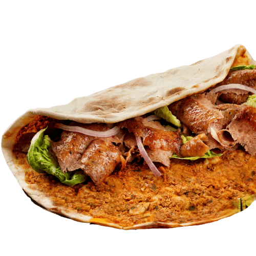 Turkse pizza met döner