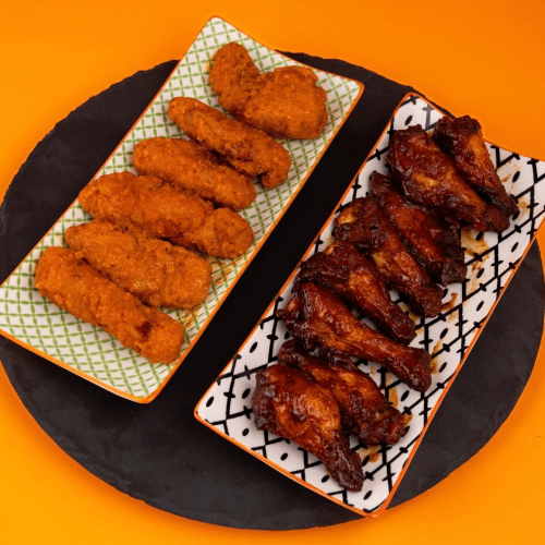 8x wings en 8x tenders