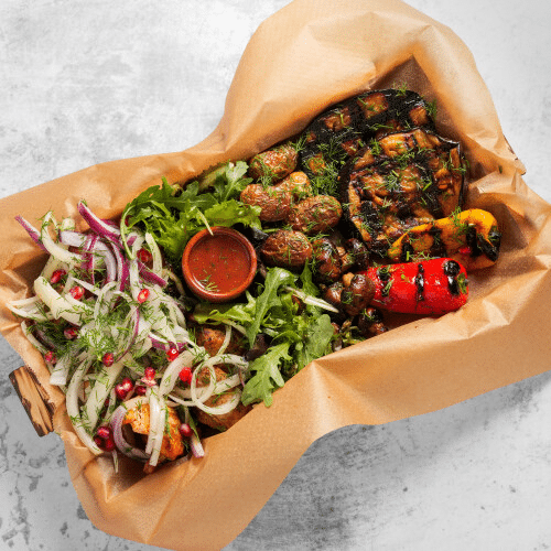 Georgian mixed grill
